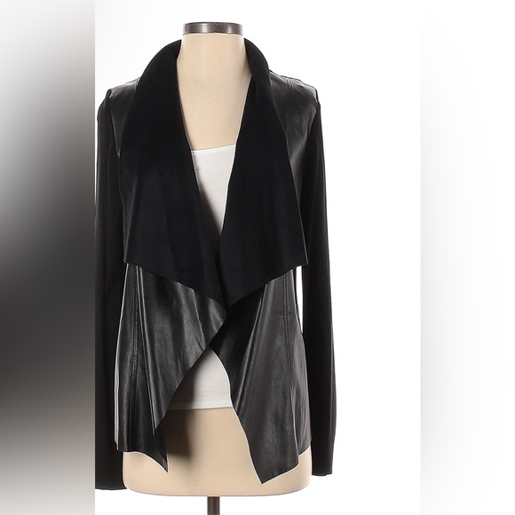 MICHAEL Michael Kors Jackets & Blazers - MICHAEL Michael Kors Faux Leather sweater